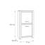 Jess 143.7cm H x 77cm W Standard Bookcase