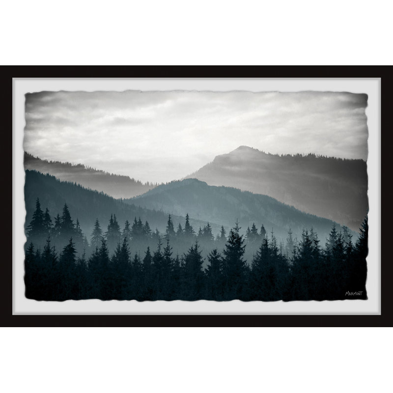 A Night On The Mountain - Single Picture Frame Print, 38cm H x 45cm W x 3.81cm D
