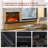 18 in. Electric Fireplace Insert with 5 Brightness Levels, Timer, Overheating Protection, Overheating Protection