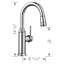 Robinet de bar escamotable Empressa - Chrome-34379640