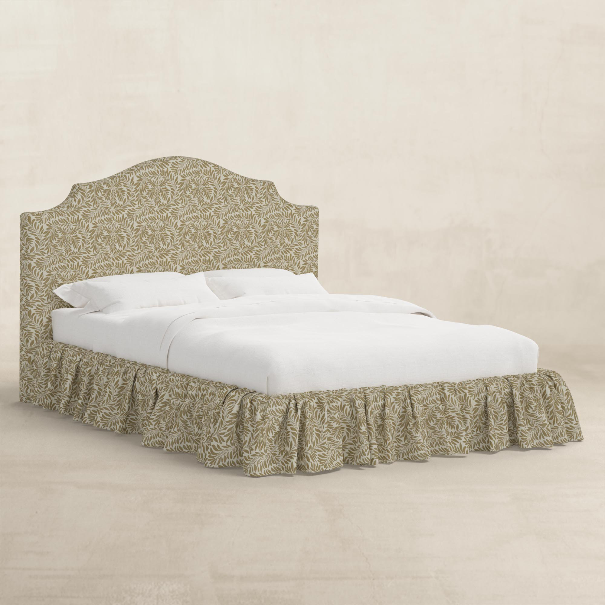 Upholstered Bed, Twin, Dijon