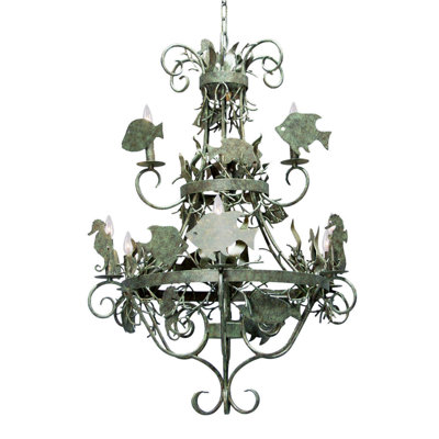 Atencio 9 - Light Dimmable Empire Chandelier