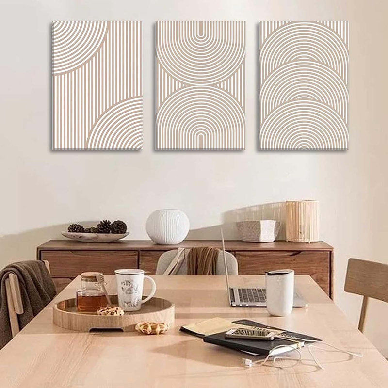 3 Piece Wrapped Canvas Print, 60 cm H x 120 cm W