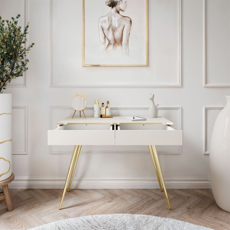 102cm Console Table, Beige
