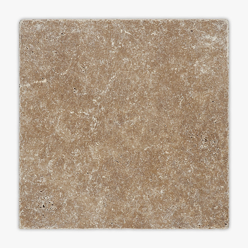 Noce Tumbled 16x16 Travertine Paver