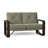 Vale 60.5'' Wide Aluminum Loveseat with Cushions-41306207-41308121