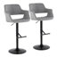Tabouret de bar pivotant réglable Lakyia-87470735-87470736