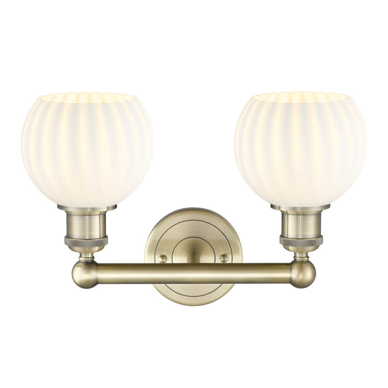 Bergvin 2 - Light Dimmable Vanity Light, Antique Brass