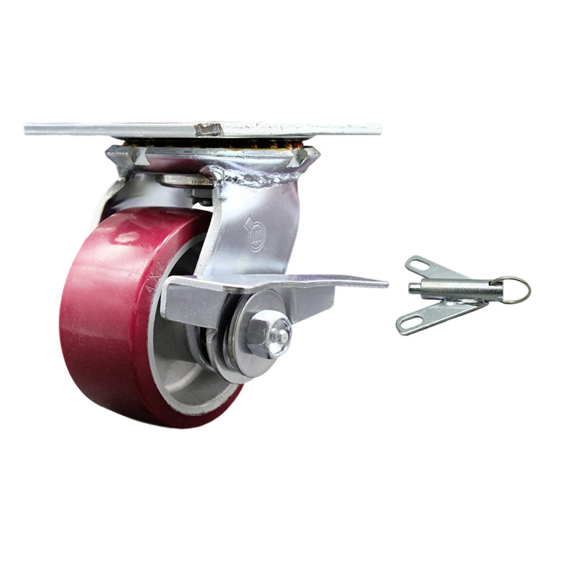 Poly on Aluminum Caster