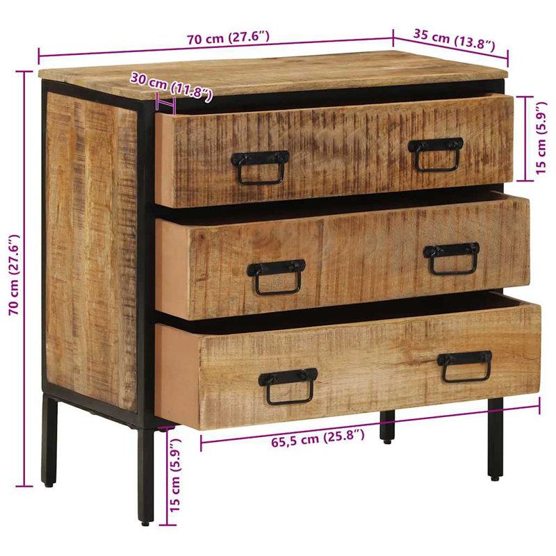 70cm W Chest of Drawers