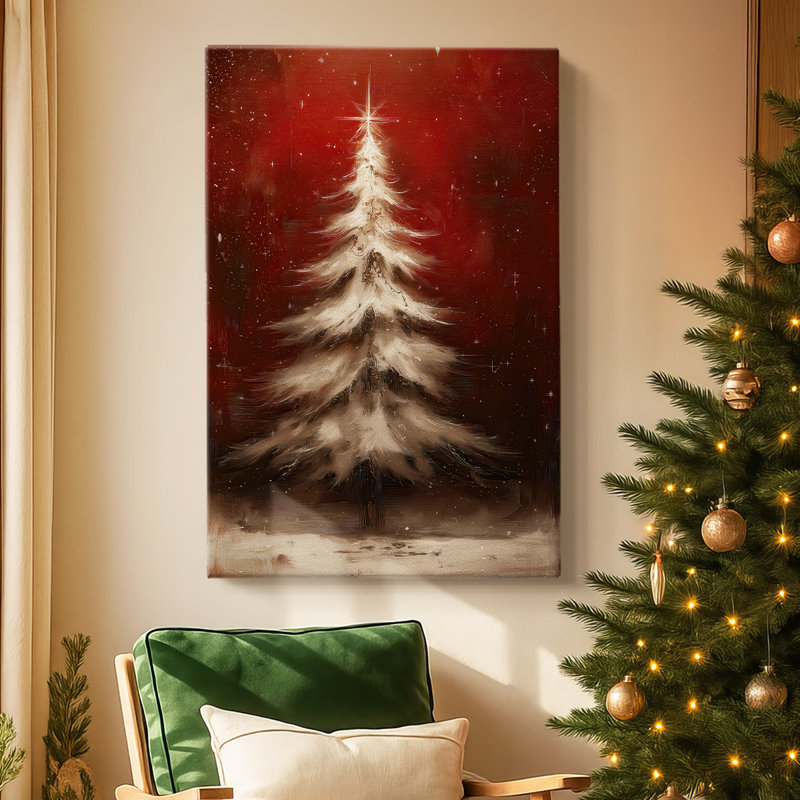 Toile tendue sur toile Fireside Dusk, H 36 po x l 24 po