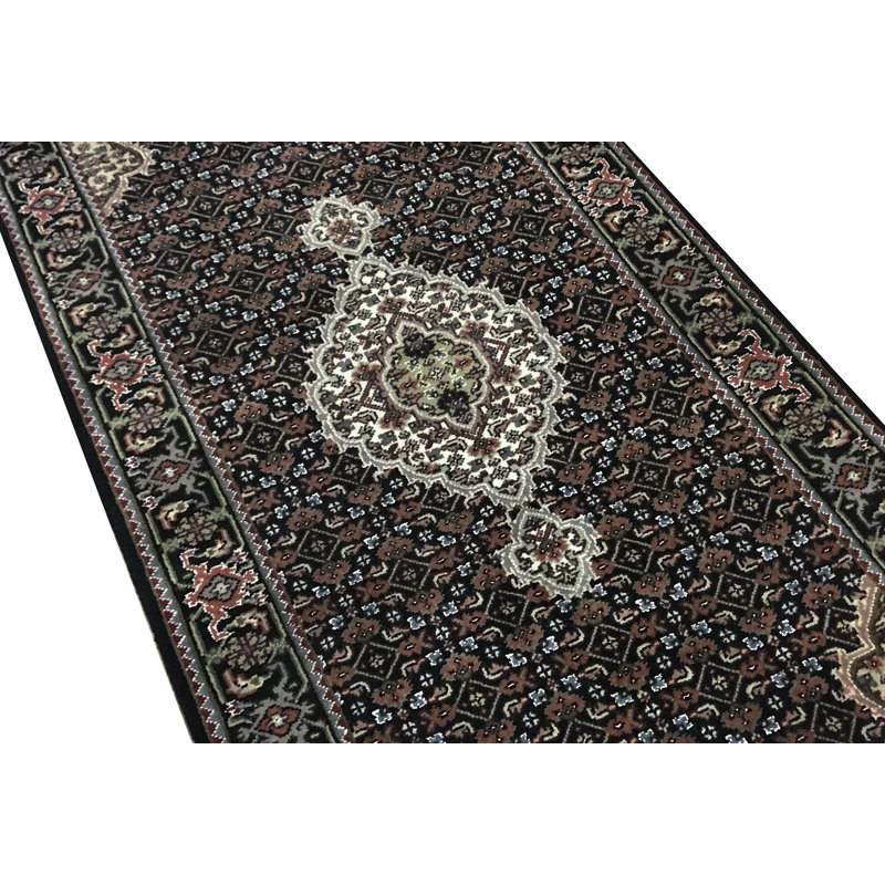 Hand-Knotted High-Quality Brown Area Rug