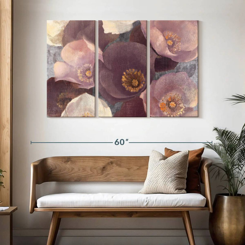 Harnek Eventide Plum, 32" H x 50" W