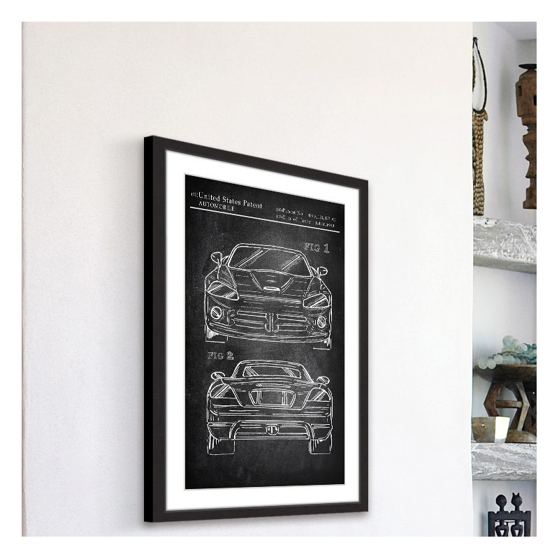 " Muscle Car Design ", 45" H x 30" W x 1.5" D