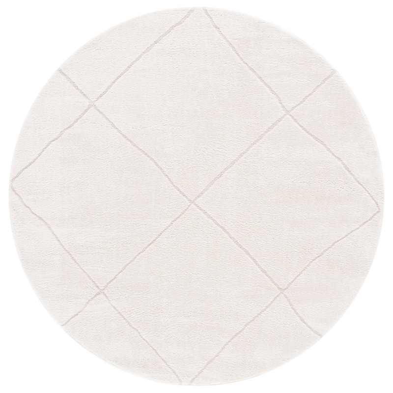 Bracha Geometric Area Rug, Round 201 cm
