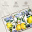 Ensemble de 3 citrons et olives sur toile-1582663202