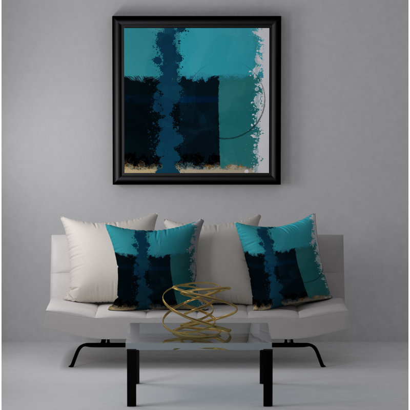 Housse de coussin carrée/insert, 24 po x 24 po