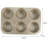 Kitchen Details 6 Cup Steel Muffin Pan with Lid