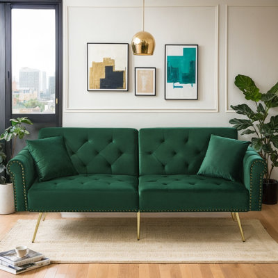 2 Seater Velvet Sofa