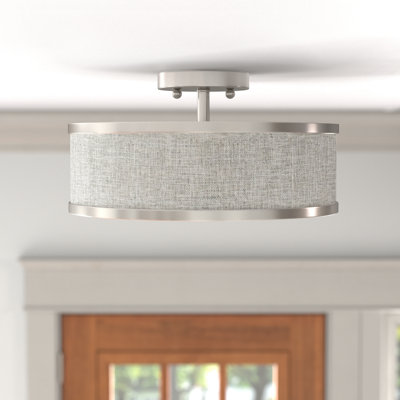 Plafonnier semi-encastré 3 lumières Berthine