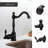 One-Handle Widespread Kitchen Bar Faucet-64149772