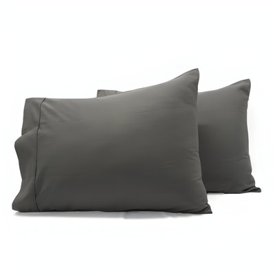 400TC Sateen Cotton Solid Pillowcases (Set Of 2)