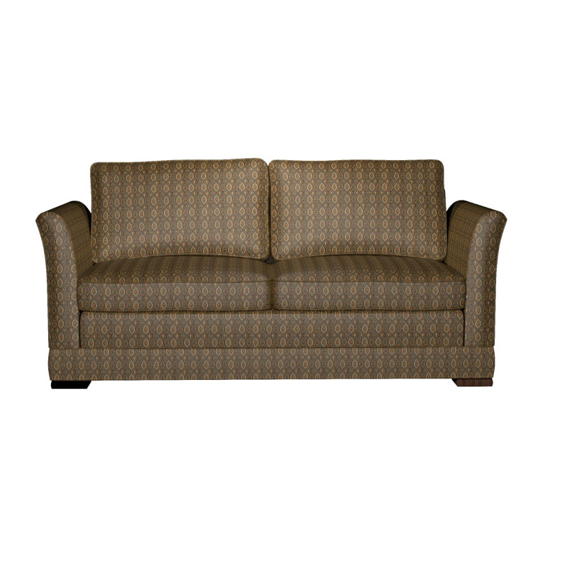 Brocart brodé, Brun / Gris
