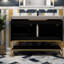 Single Bathroom Vanity with Faux Marble Top