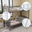 Twin Over Twin Metal Bunk Bed,Metal Structure Bedframe With Ladders & Guardrail,Convertible 2 Beds,No Spring Box Required-952294425