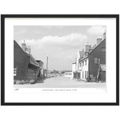 Mudeford, The Haven Quay C1950 by Francis Frith - Single Picture Frame Print