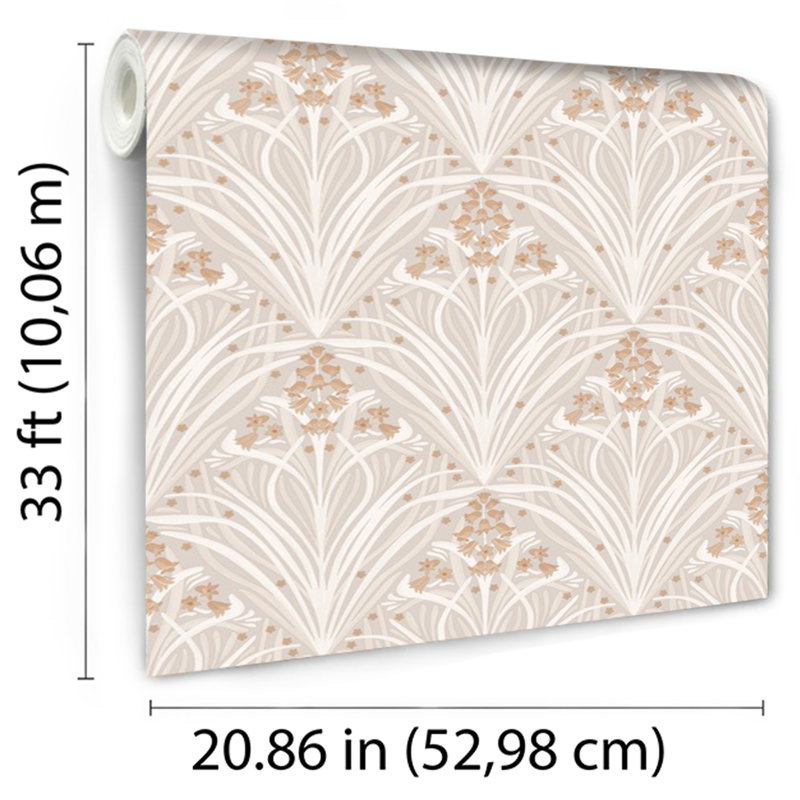 Papier peint Victorian Bloom, Crème