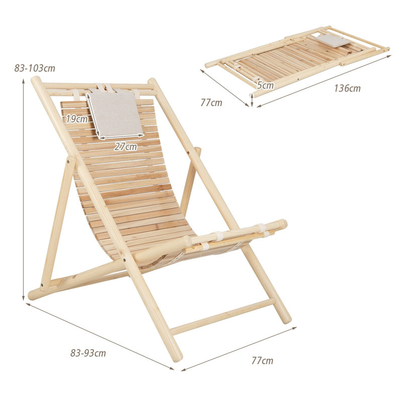 93cm Long Single Chaise