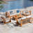 5-piece Outdoor Conversation Set With Cushions