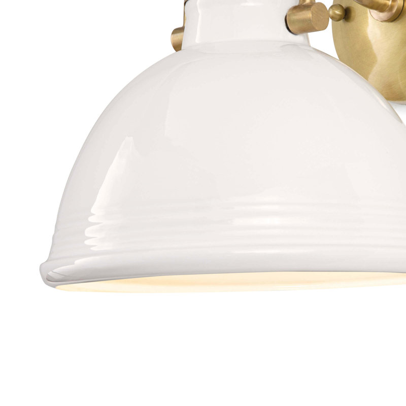 Eloise 1 - Light Armed Sconce, White