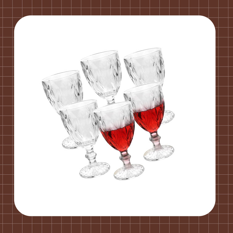 Eternal Night 4 - Piece 12oz. Glass Drinking Glass Glassware Set