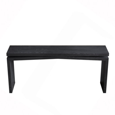 65" Rustic Solid Wood Veneer Console Table, Long Farmhouse Entryway Sofa Table For Living Room, Hallway, Behind Couch, Apartment