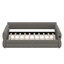 Lit tapissier moderne avec connectivité USB et tiroirs de rangement intégrés-221117049