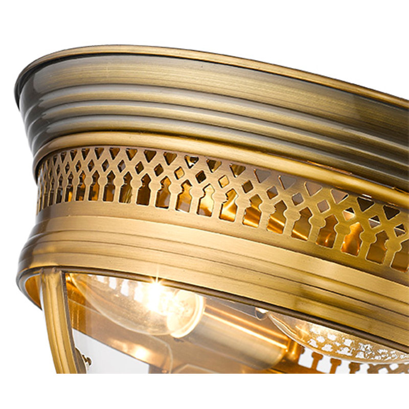 Stainforth Flush Mount, Brass