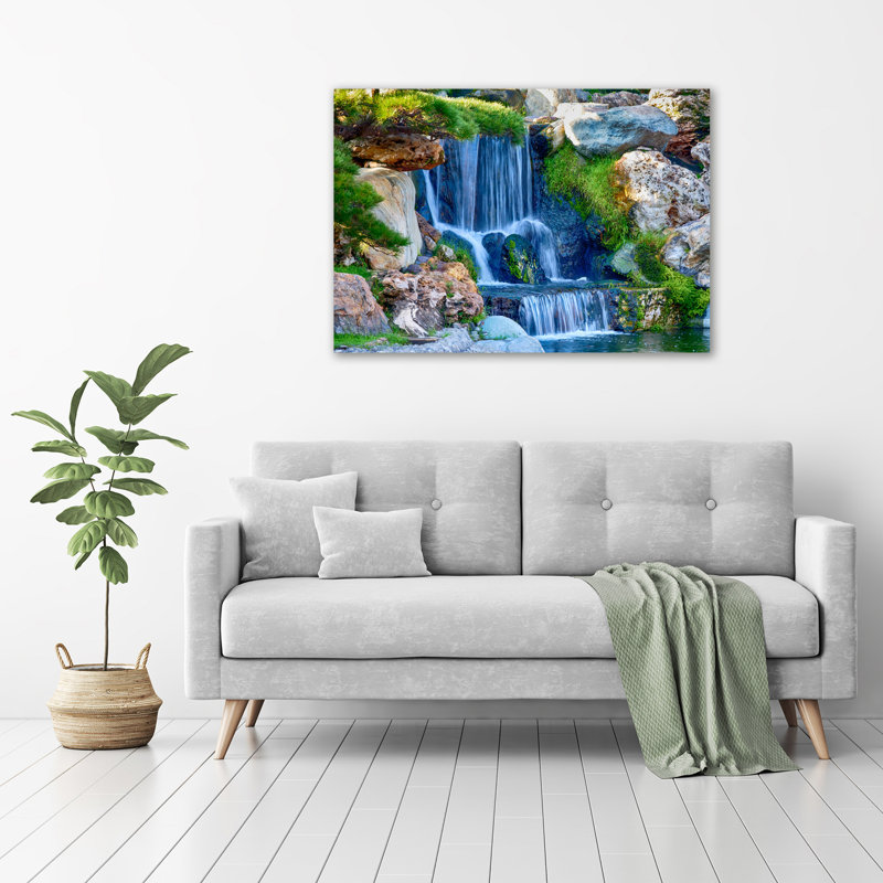 Waterfall - No Frame Print on Glass
