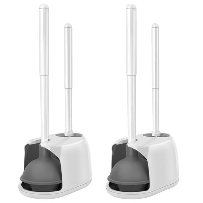 Toilet Brush and Plunger Set (2-piece set)