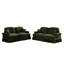 Ensemble de canapé de salon modulaire 2 pièces avec accoudoirs évasés et volants amovibles Classic-485447152