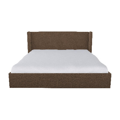 Chloe Upholstered Wingback Bed
