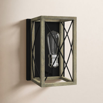 Single Light Dimmable Flush Mounted Sconce