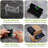 Matte Black Solar Powered Integrated LED Step Light Kit