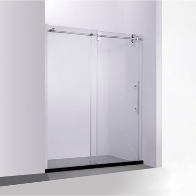Porte de douche coulissante simple sans cadre l 58,8 po x h 76 po Massa