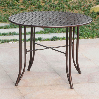 Table de salle à manger en métal Doric
