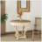 Farmhouse Small Size Round Coffee Table Dining Table End Table