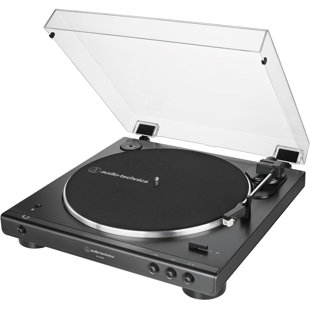 Audio Technica AT-LP60XBT-BK Bluetooth Wireless Turntable (Black)