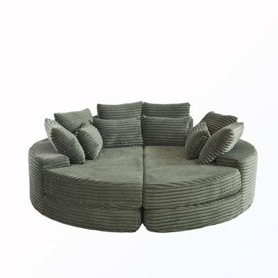 2-In-1 Round Oversized Recliner