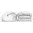 Down Feather 2-Piece Bundle: White Down Comforter & Down-Top Featherbed -87897168
